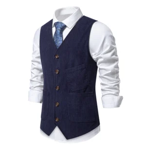 gilet velours côtelé