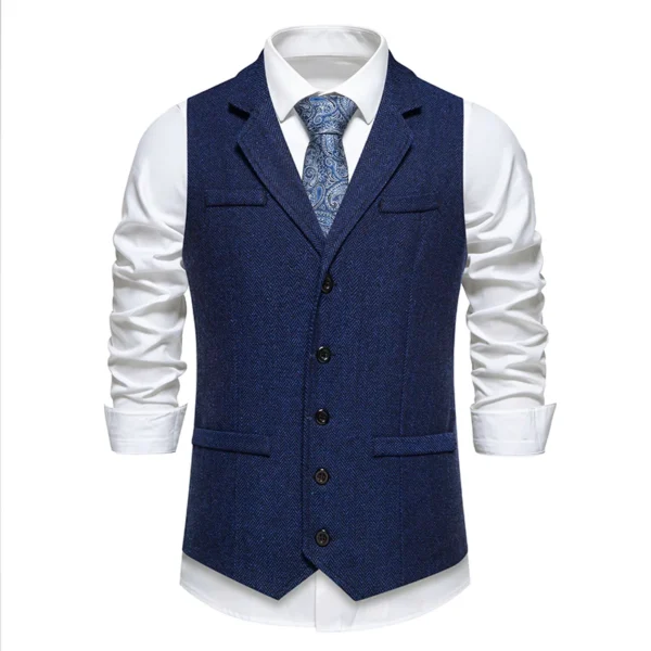 gilet sans manche bleu