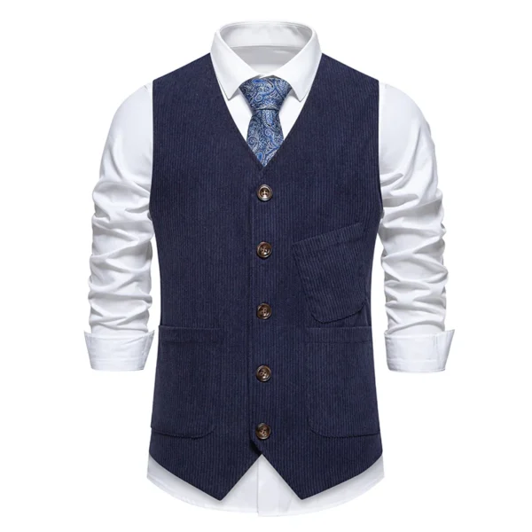 gilet homme velours côtelé