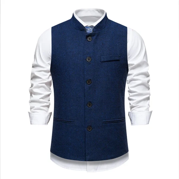 gilet sans manche homme bleu