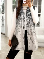 gilet beige sans manche