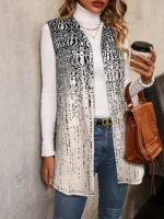 vêtement sans manche beige