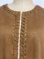 gilet à franges boho chic