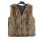 gilet en fourrure femme
