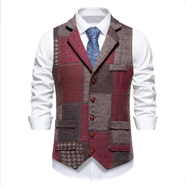 gilet sans manche homme bordeaux