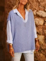 gilet tricot sans manche