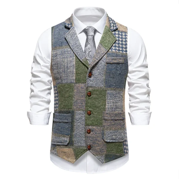 gilet carreaux homme